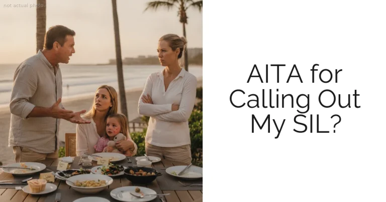 AITA for Calling Out My SIL?
