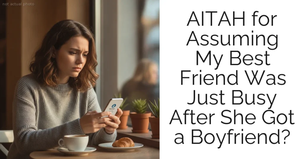 AITAH for Assuming My Best Friend Was Just Busy After She Got a Boyfriend?