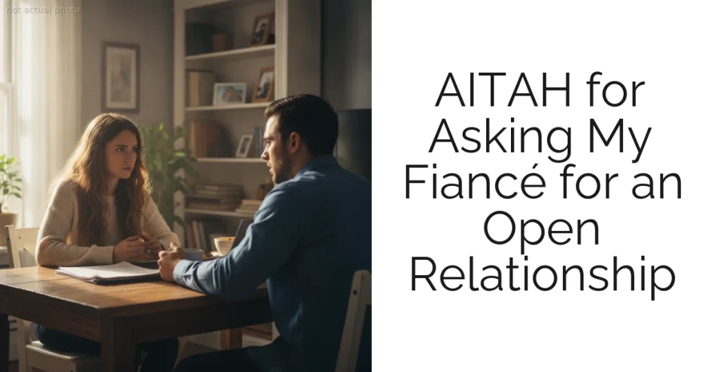 AITAH for Asking My Fiancé for an Open Relationship