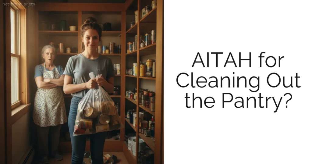 AITAH for Cleaning Out the Pantry?