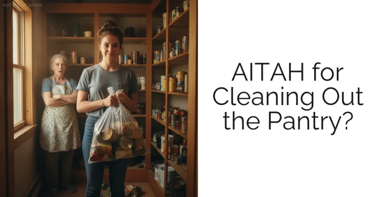 AITAH for Cleaning Out the Pantry?