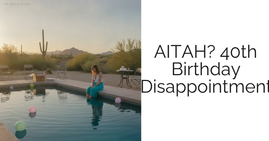 AITAH? 40th Birthday Disappointment