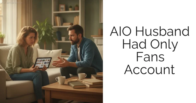 AIO Husband Had Only Fans Account
