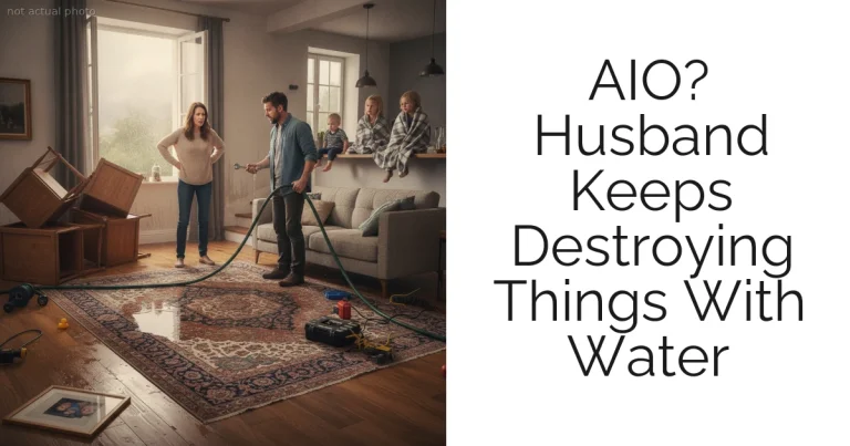 AIO? Husband Keeps Destroying Things With Water