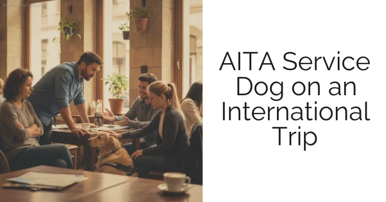 AITA Service Dog on an International Trip