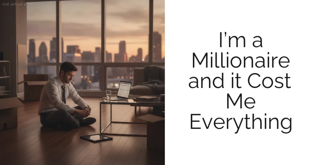 I’m a Millionaire and it Cost Me Everything