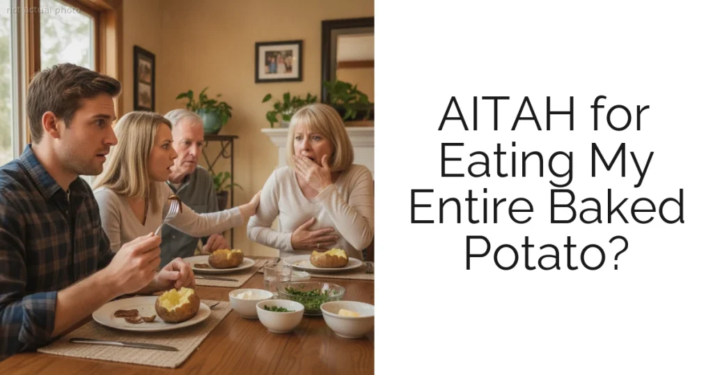 AITAH for Eating My Entire Baked Potato?