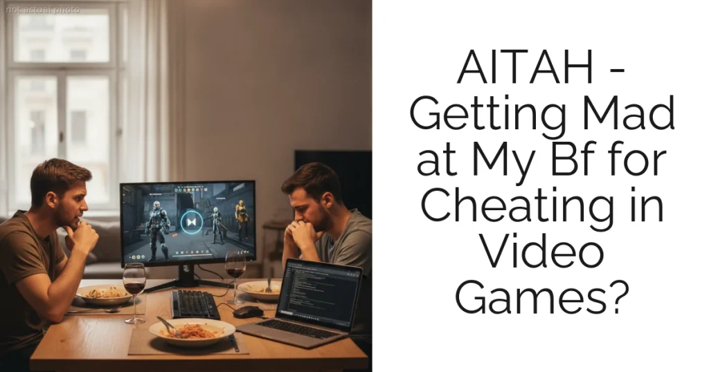 AITAH - Getting Mad at My Bf for Cheating in Video Games?