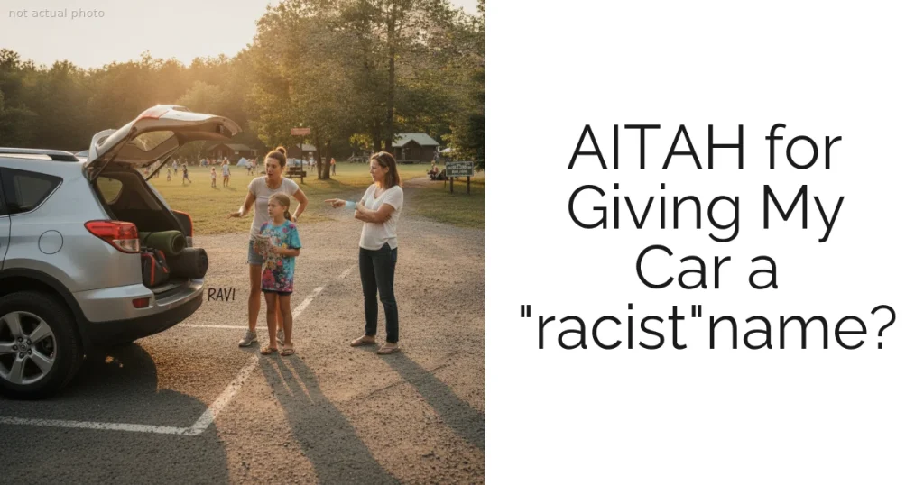 AITAH for Giving My Car a "racist"name?