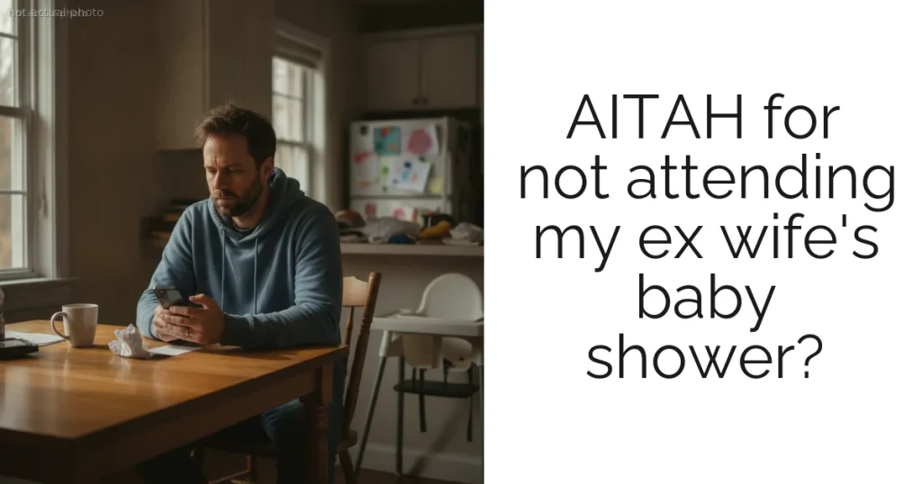 AITAH for not attending my ex wife's baby shower?