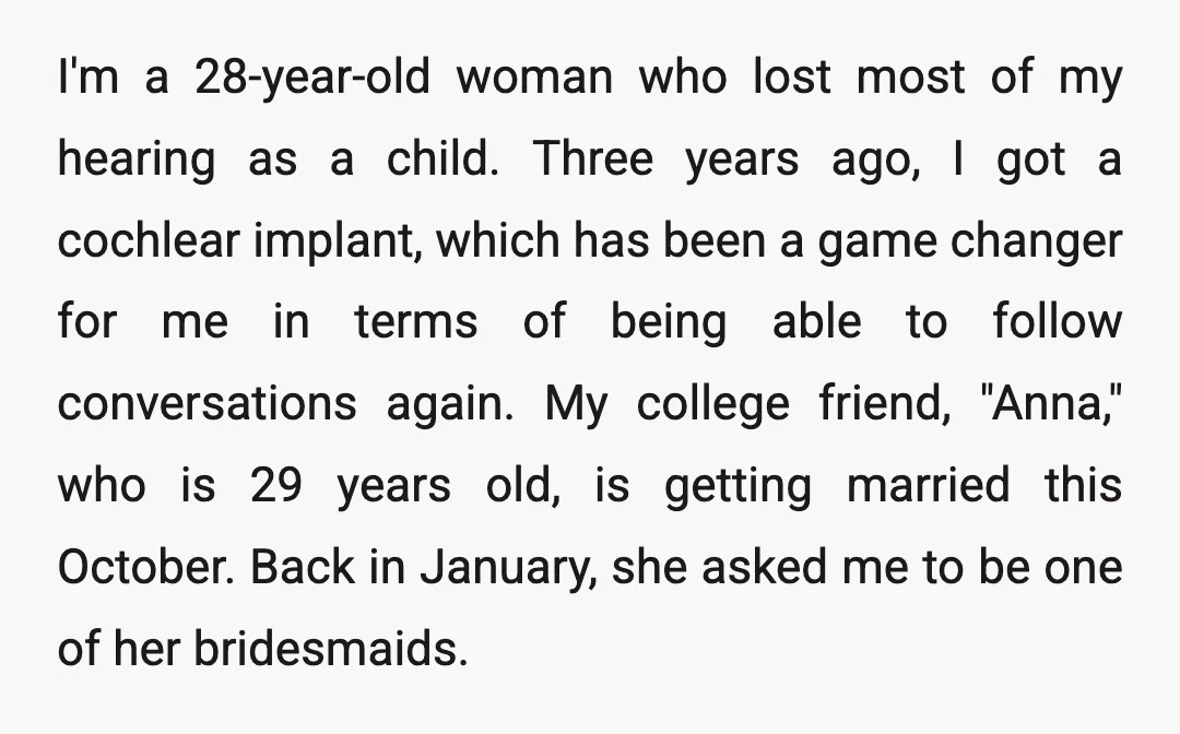 I'm a 28-year-old woman who lost most of my hearing as a child. Three years ago, I got a cochlear implant, which has been a game changer for me in...