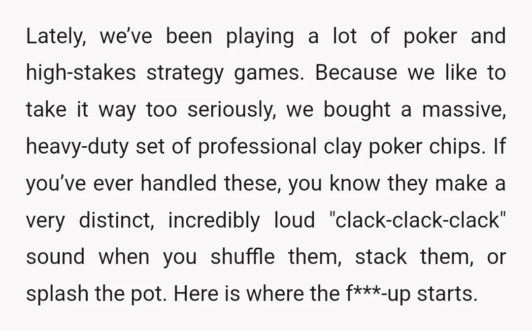 Lately, we’ve been playing a lot of poker and high-stakes strategy games. Because we like to take it way too seriously, we bought a massive, heavy-duty set of professional clay...