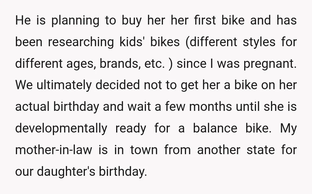 He is planning to buy her her first bike and has been researching kids' bikes (different styles for different ages, brands, etc. ) since I was pregnant. We ultimately decided...