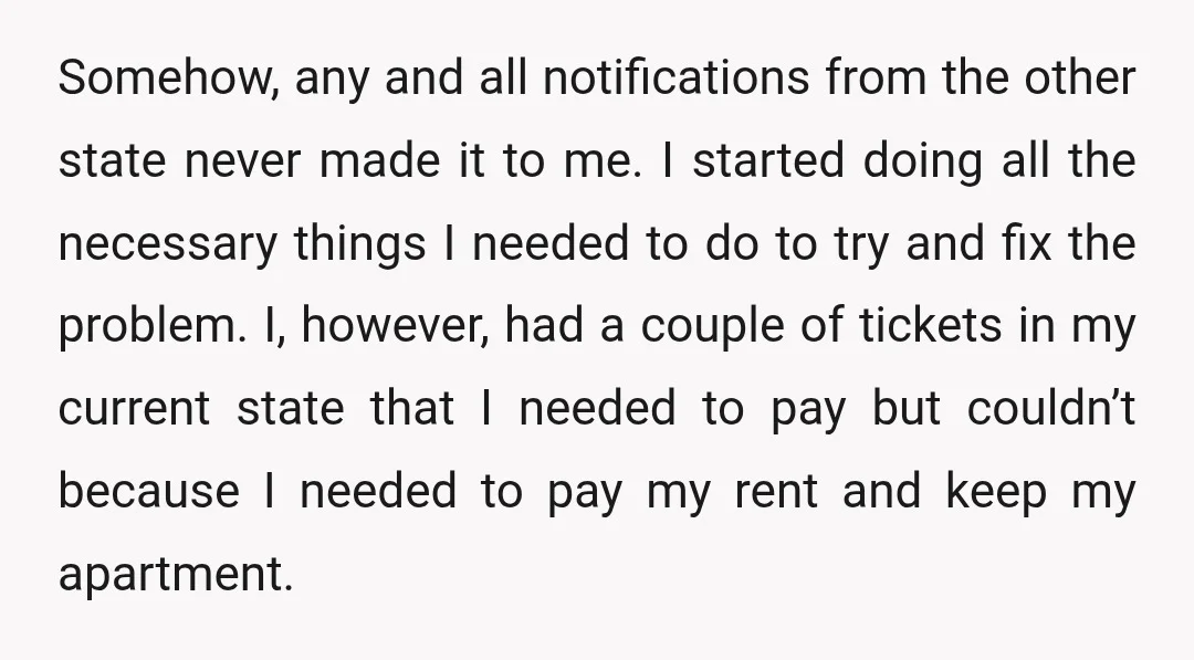 Somehow, any and all notifications from the other state never made it to me. I started doing all the necessary things I needed to do to try and fix the...
