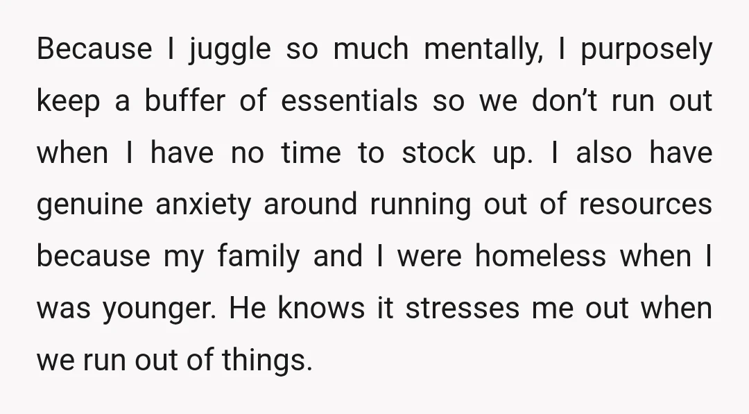 Because I juggle so much mentally, I purposely keep a buffer of essentials so we don’t run out when I have no time to stock up. I also have genuine...