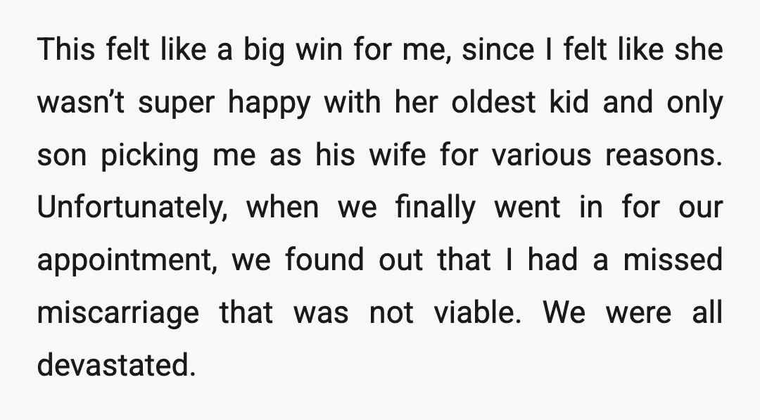 This felt like a big win for me, since I felt like she wasn’t super happy with her oldest kid and only son picking me as his wife for various...