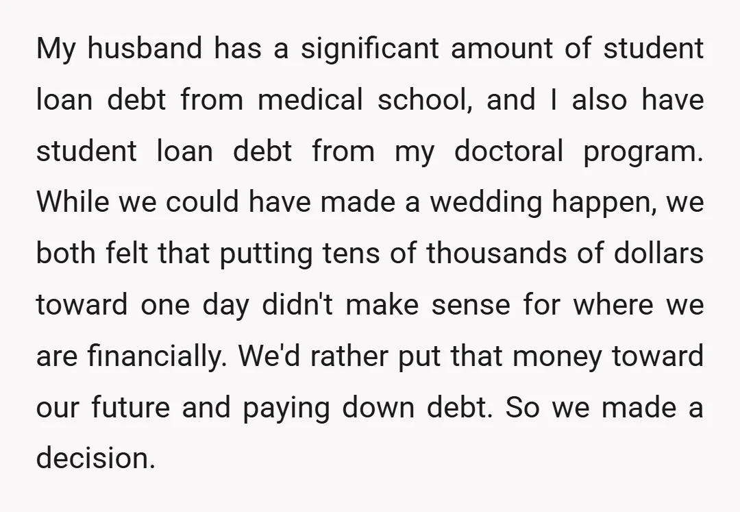 My husband has a significant amount of student loan debt from medical school, and I also have student loan debt from my doctoral program. While we could have made a...