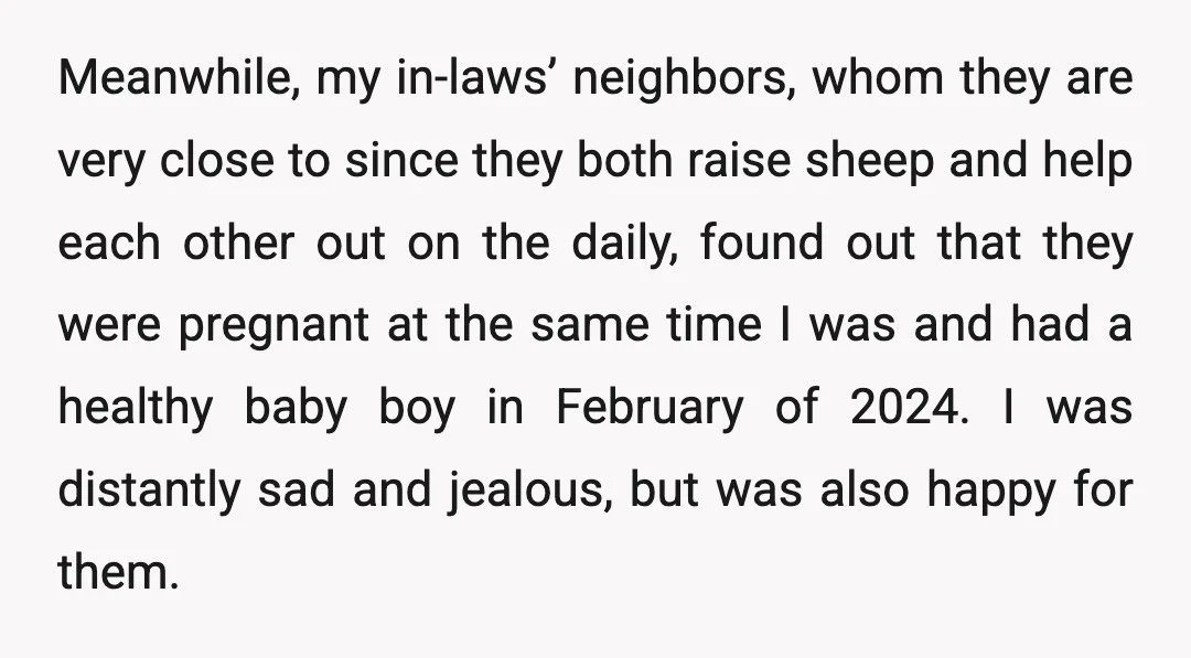 Meanwhile, my in-laws’ neighbors, whom they are very close to since they both raise sheep and help each other out on the daily, found out that they were pregnant at...