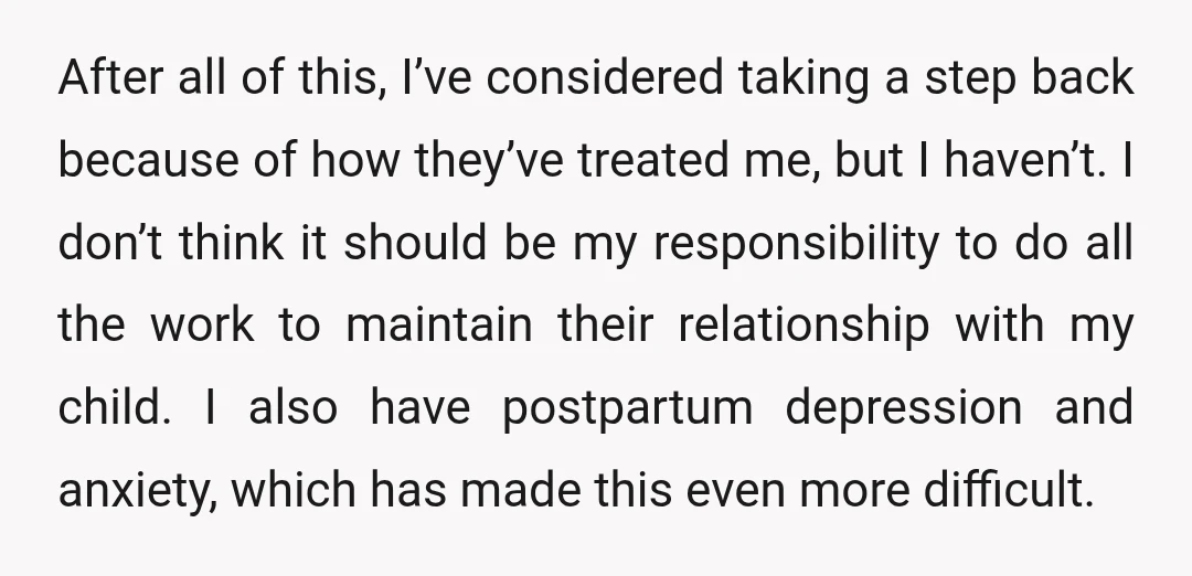 After all of this, I’ve considered taking a step back because of how they’ve treated me, but I haven’t. I don’t think it should be my responsibility to do all...
