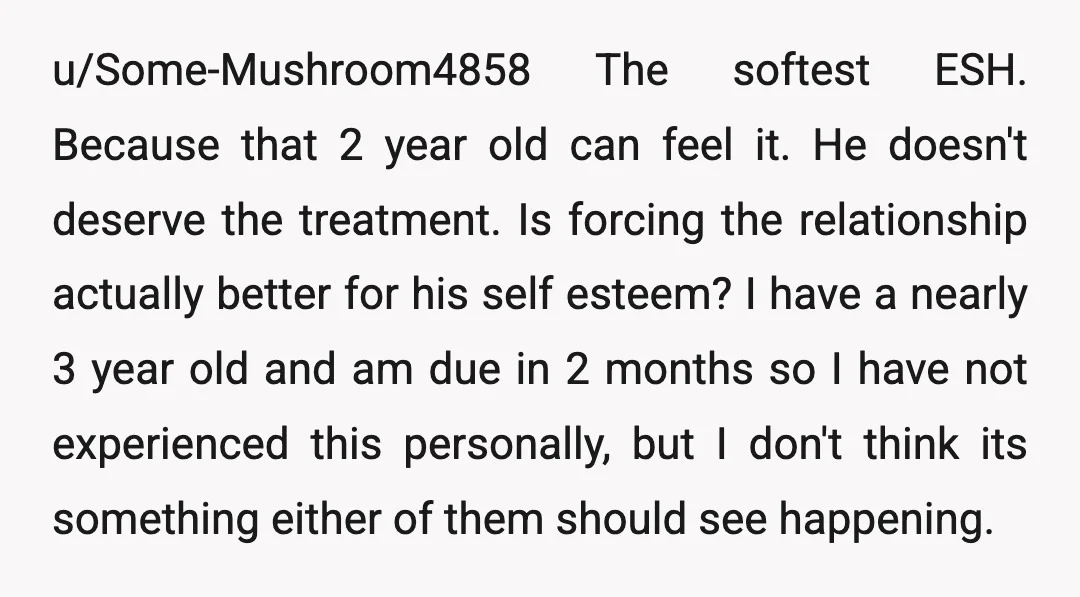 u/Steel_trouble NTA Had a very very similar situation and my two kids are two years apart as well (currently 8 and 6) nip it in the butt now. We put...