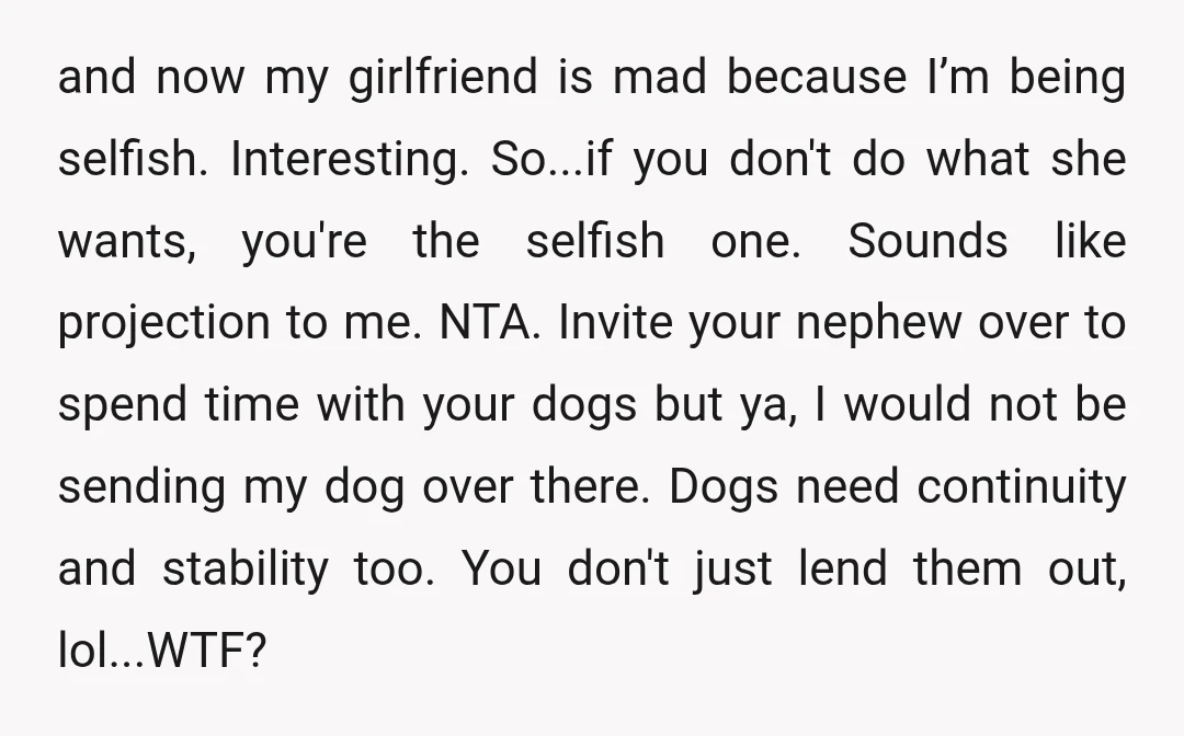 and now my girlfriend is mad because I’m being selfish. Interesting. So...if you don't do what she wants, you're the selfish one. Sounds like projection to me. NTA. Invite your...