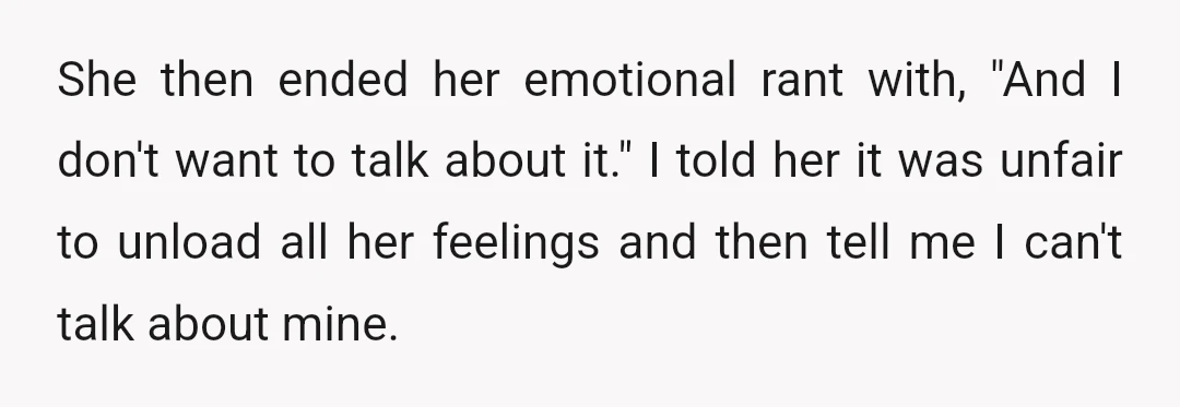 It was honestly about three paragraphs long.