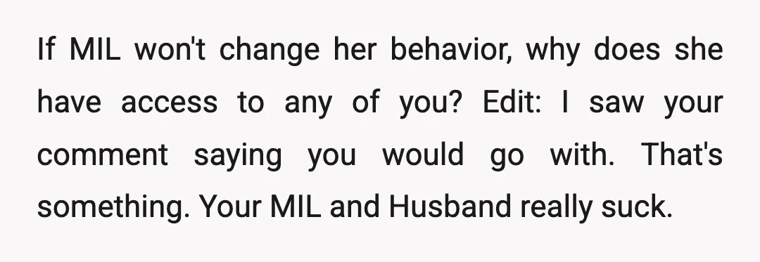 u/lostalldoubt86 YTA for letting either of your kids around her while she plays favorites. You are forcing your youngest to be around someone who thinks of him as less-than and...
