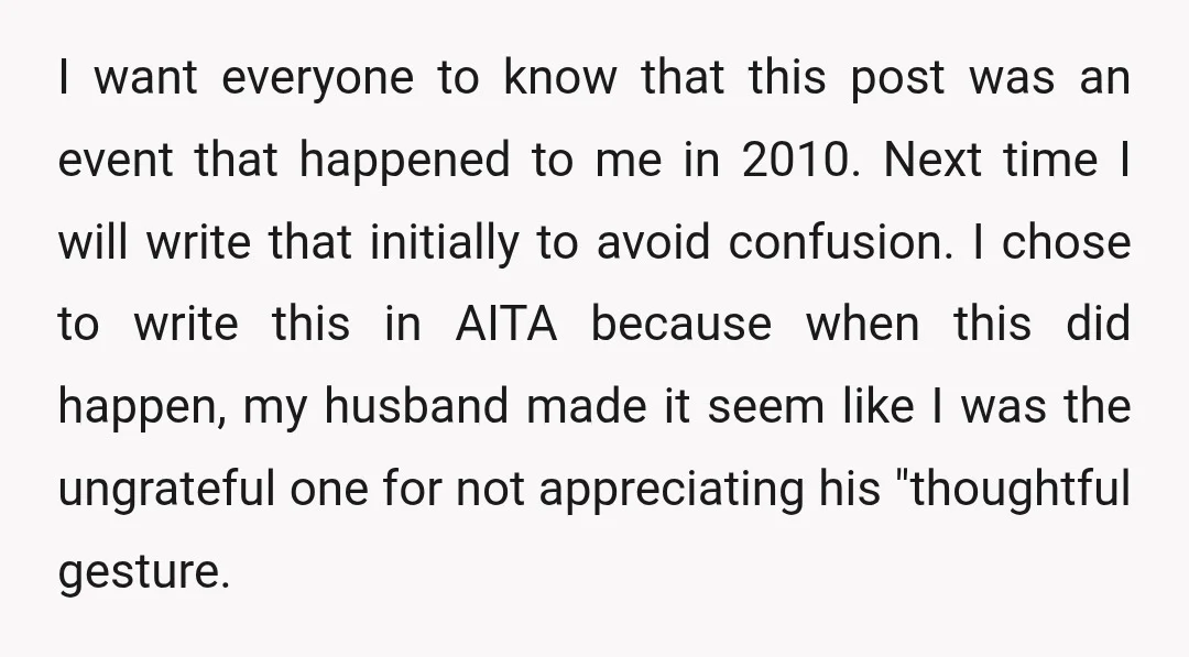 I want everyone to know that this post was an event that happened to me in 2010. Next time I will write that initially to avoid confusion. I chose to...