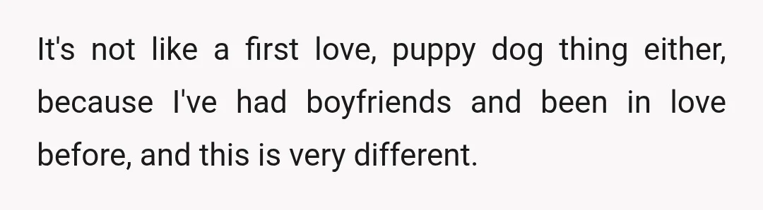 I don't know if I should or even could get over this, but I want to because nothing he said was untrue.