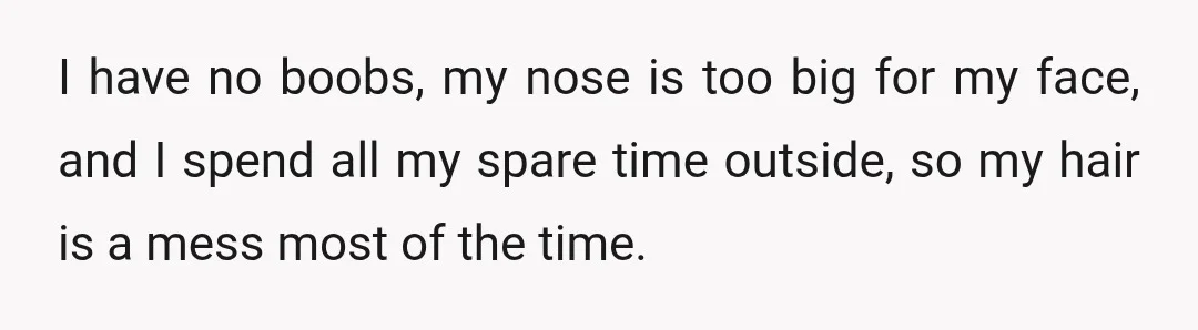 Plus, it was a private conversation I was never supposed to see.