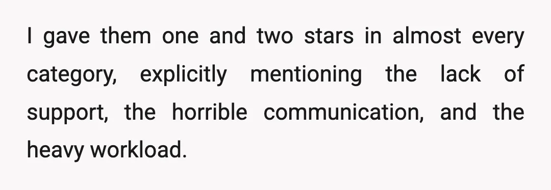 I kept it completely professional and entirely subjective ("In my experience...", "I felt that...") so they couldn't legally sue me to take it down.