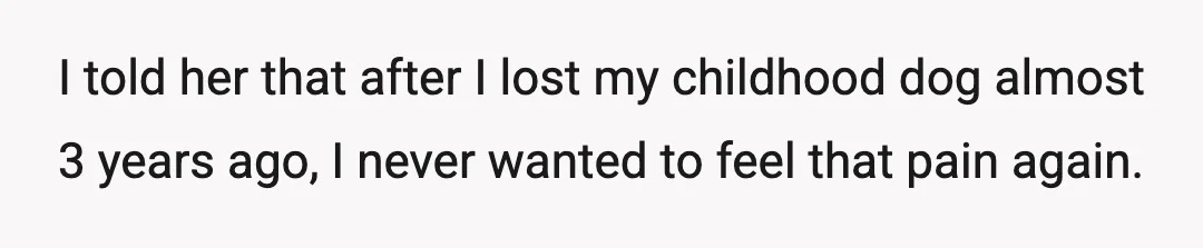 My heart hurt for her.