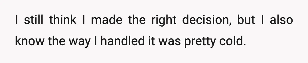 I don’t think that’s what I meant, but I can see why it sounded that way.