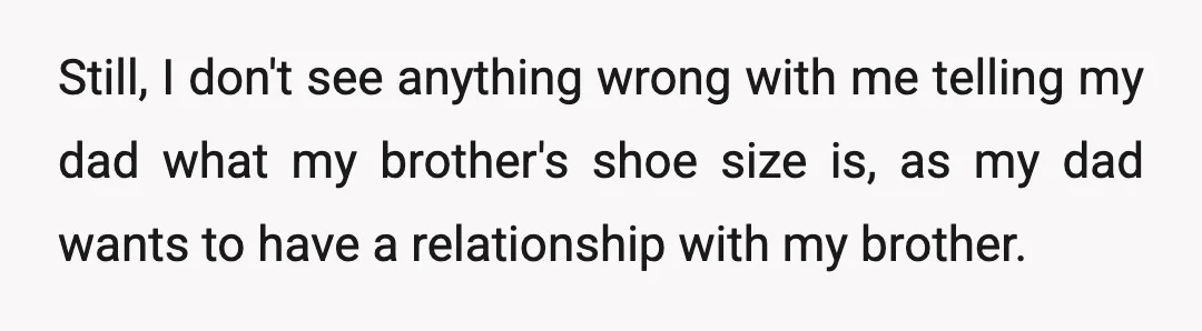 I also don't really like his girlfriend, as she and my mum used to be friends (which was a really bad move from my dad).