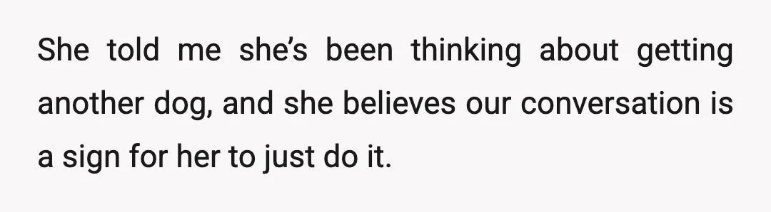 I think that my heart is going to stop when hers does.