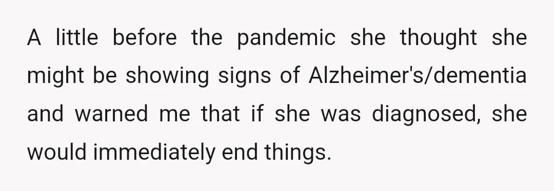 She feels the same way about herself and has often said when she gets to the point she can nolonger benefit her family or community in meaningful ways she is...