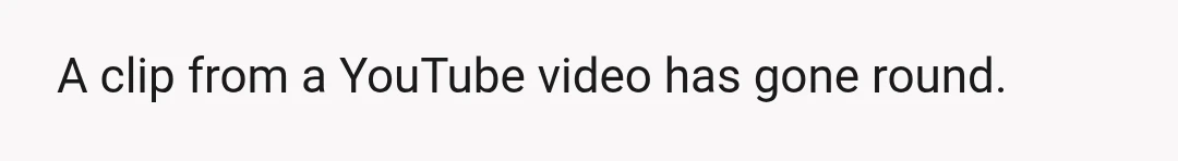 Until these past few days.