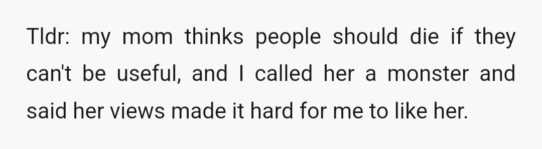 She feels that since she's not a hypocrite and holds herself to her own standards, she is justified.