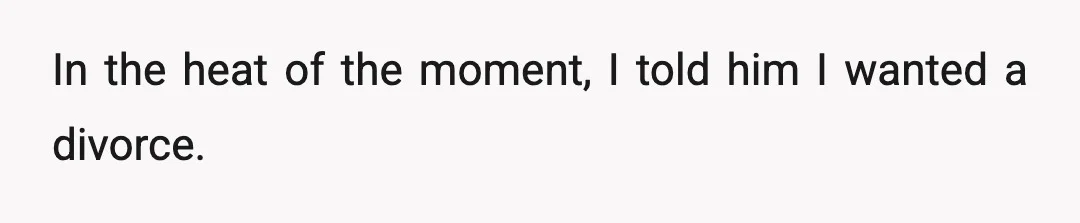 I felt like he was telling me I'll never really be family and that my role in his daughter's life only matters when it's convenient.