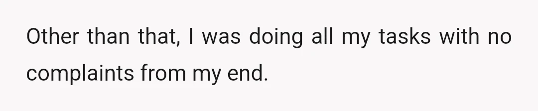 Other than that, I was doing all my tasks with no complaints from my end.