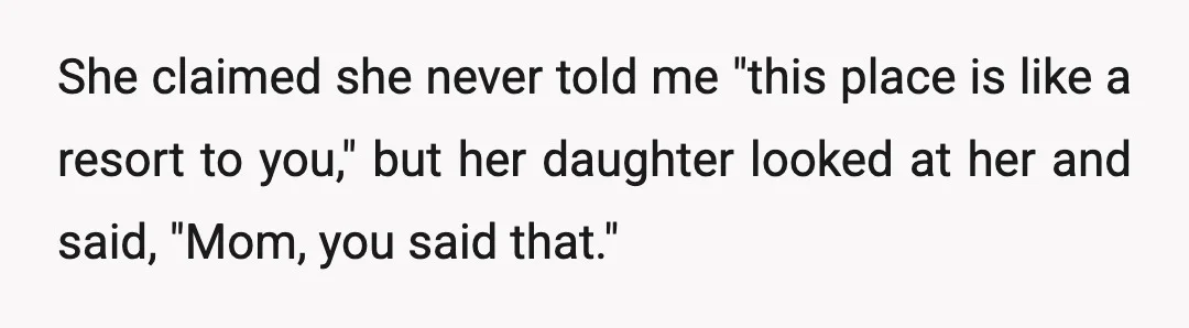 My husband took back everything we had paid, kept apologizing to me, and acknowledged what this was really about.