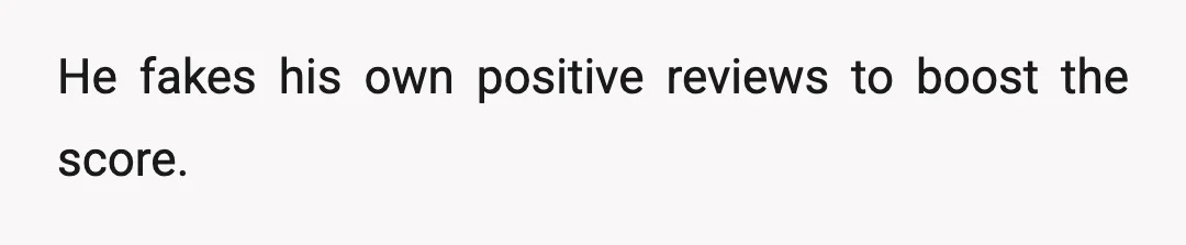 TL;DR: Toxic boss asks me to review his company after I quit.