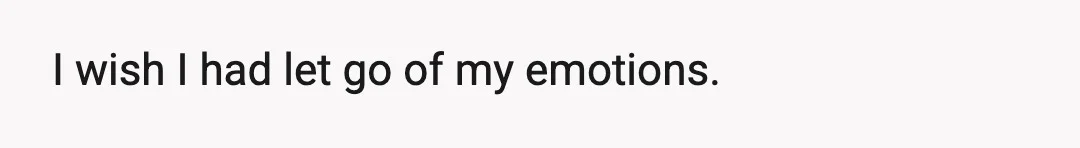 I wish I did.