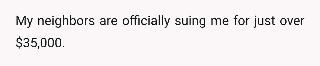 To the people that are wondering, yes, I got a lawyer.