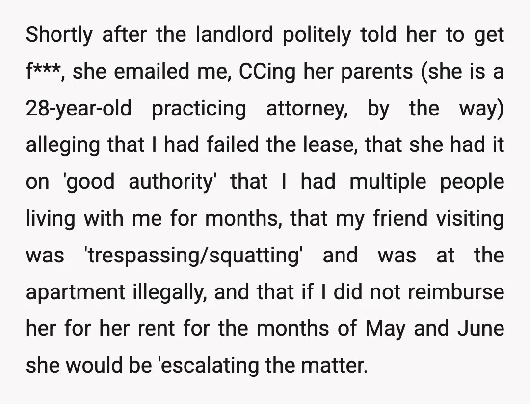 I read through the lease and saw that it did not proscribe guests but did limit occupancy to two adults (not lessees) at one time.