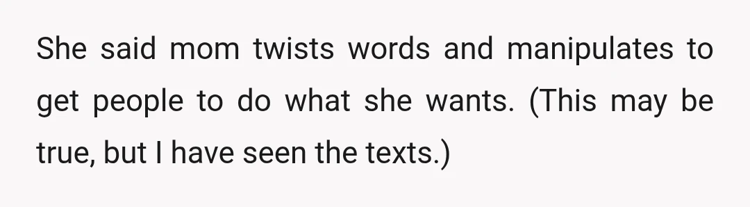 I didn't know what rumor she was talking about.