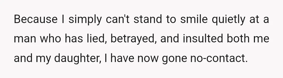 It would cost him nothing to step up, just this once, and prove that love doesn't have to be conditional.