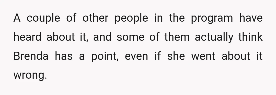She said if I really cared about my community, I would step up.
