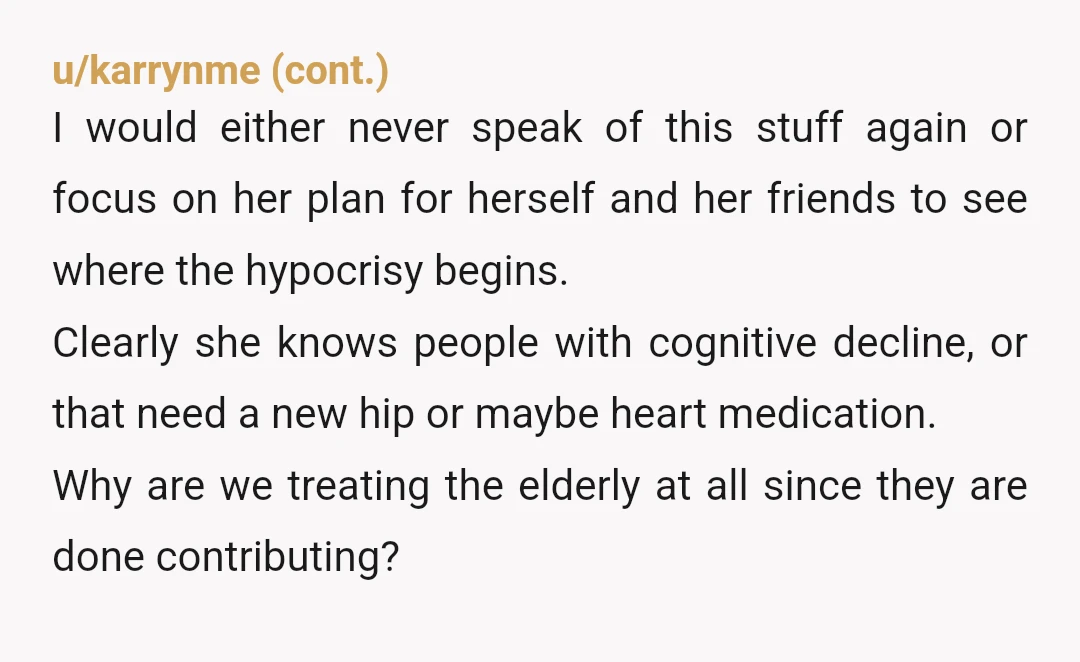 u/hellowittyx
I'm sorry but "wonderfully loving people" don't have these worldviews. NTA.