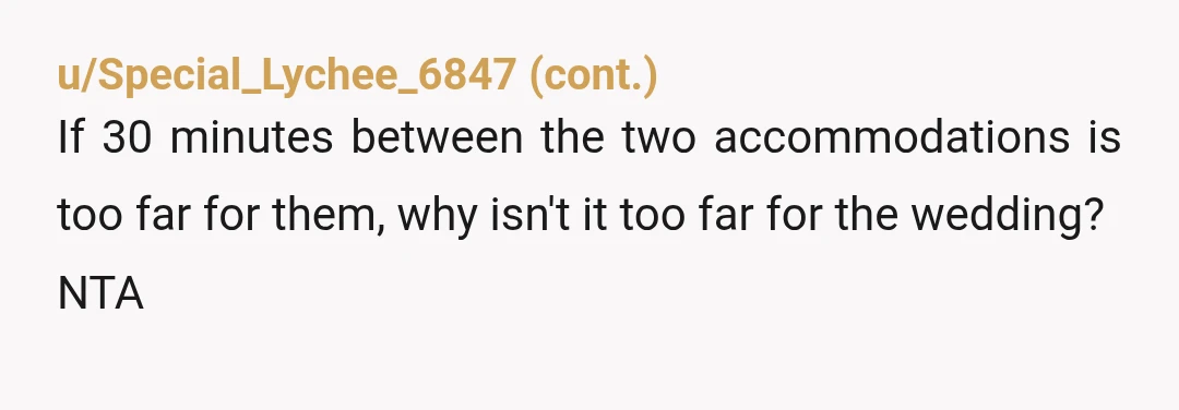 u/Powerful_Put_6977 You wrote: I feel guilty because I know my mom may have her feelings hurt Did she give a moments thought to your feelings, your actual requirements for accommodation...